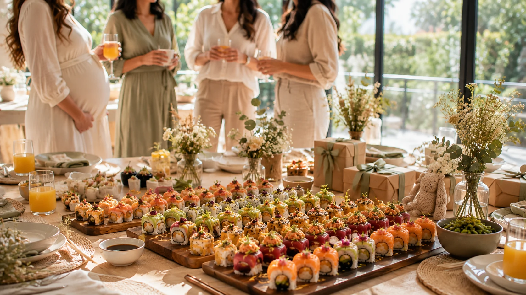 Sushi pour baby shower avec Nena Sushi Latino Venezolano