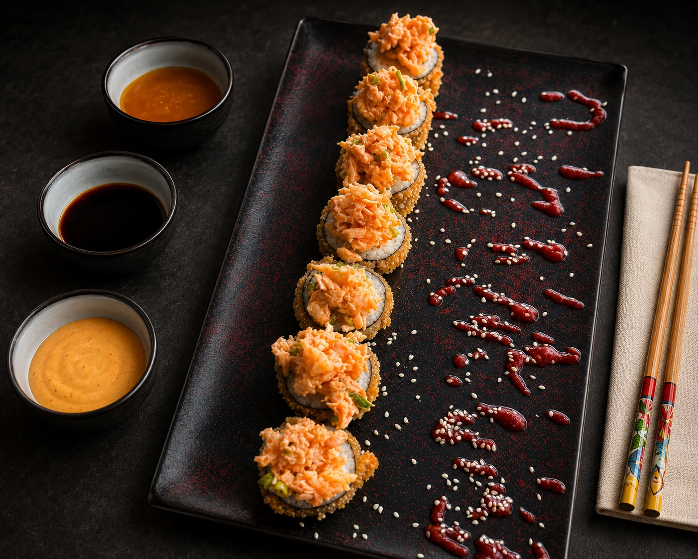 Chicken Rolls façon sushi latino vénézuélien