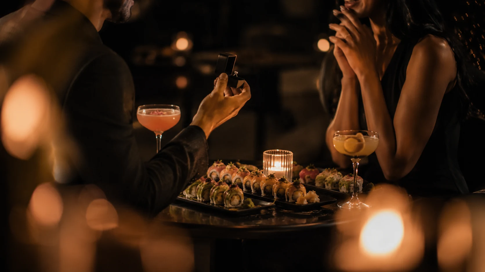 Sushi pour demande en mariage et fête privée avec Nena Sushi Latino Venezolano