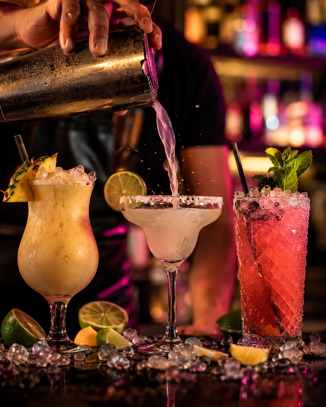 Margaritas, frappés et boissons de Nena Sushi Latino Venezolano