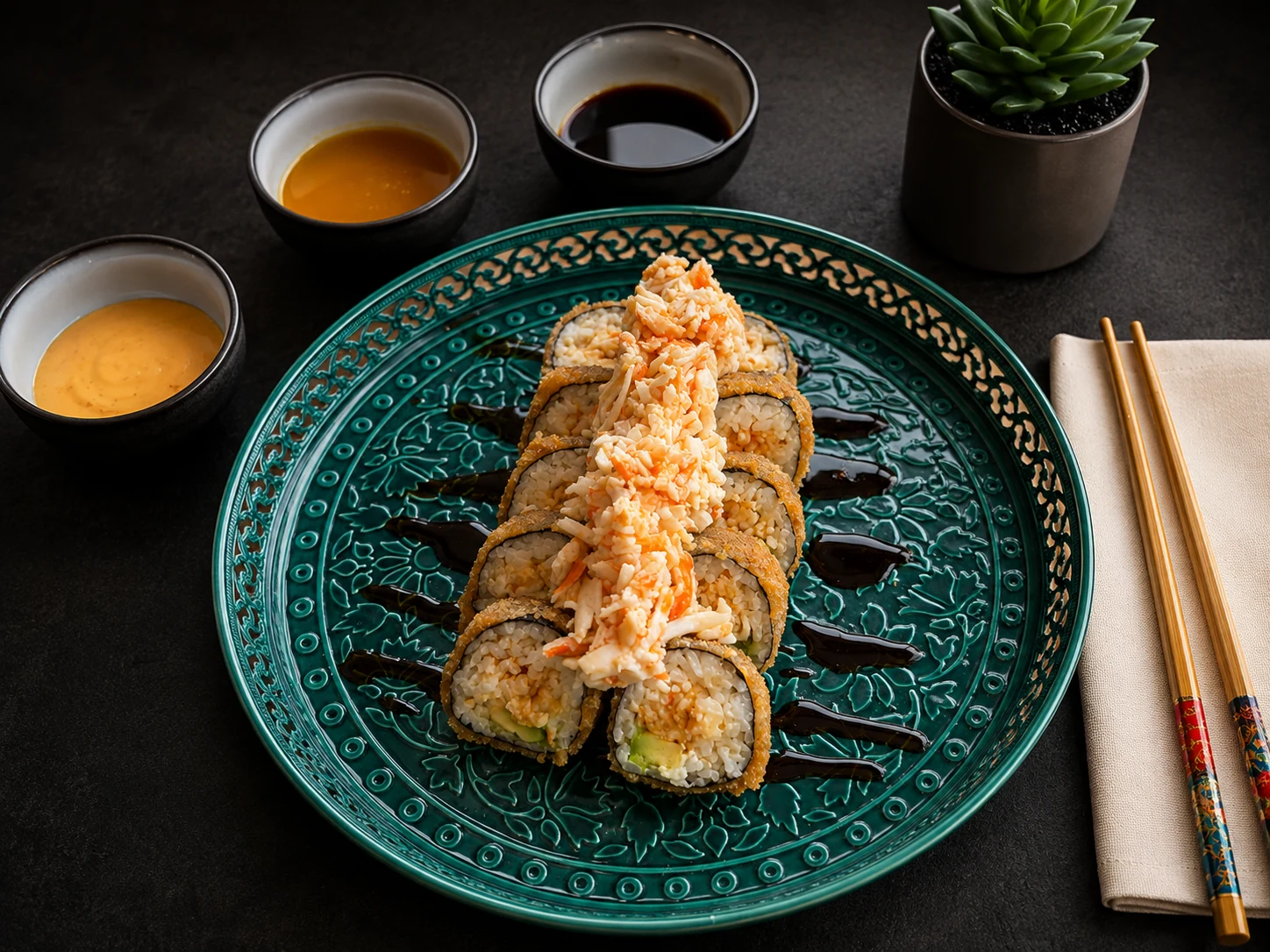 Vulcano sushi de Nena Sushi Latino Venezolano